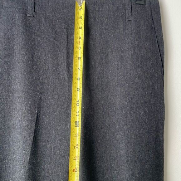 Vince Dark Grey High Rise Wool Blend Trousers Sz 10 - Picture 8 of 10